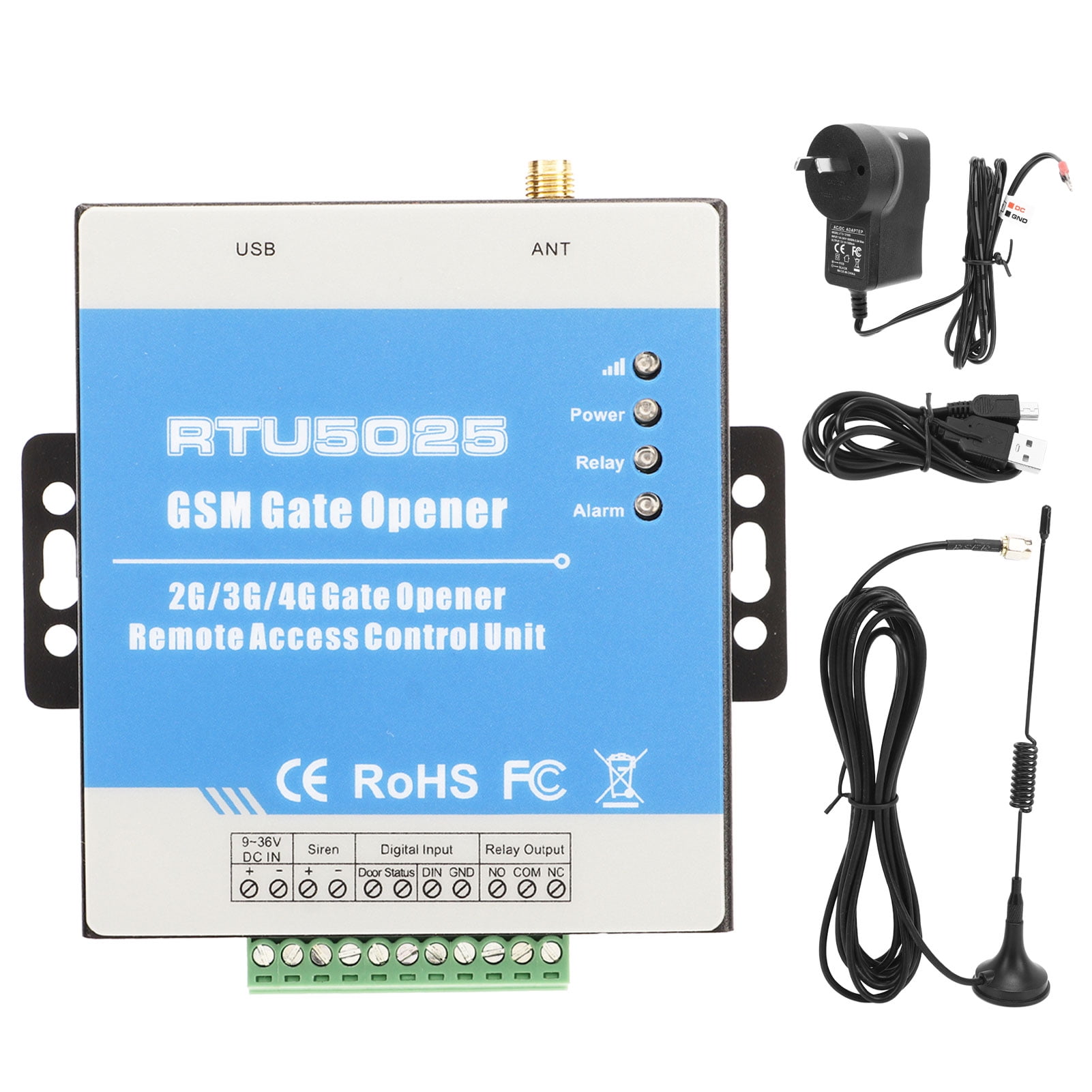 GSM Gate Opener, RTU5025 Wireless GSM Gate Opener 1000 Recording