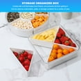 thumbnail image 4 of Caja De Contenedores De Almacenamiento De Refrigerios, Contenedores De Almacenamiento De Nueces Cuadradas De Sellado Transparentes Con Tapa Para El Hogar, 4 of 7