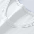 thumbnail image 6 of ITSAME Kids Boys Tank Tops Round Neck Loose Fit Sleeveless Summer Active Casual Muscle Tee White Size 7-8, 6 of 6