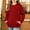 Red, variant on Abtuhar Fall Winter Sweatshirt Pullover for Middle Big Girls Solid Long Sleeve Crew Neck Tops with Side Pockets for 5-15 Years