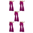 thumbnail image 2 of Baohd Pantalon Femme Extensible Grand Application Plusieurs Tailles Disponibles Taille Haute Violet P 5ensemble, 2 of 6