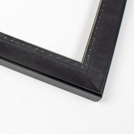 11x30 Frame Black Solid Wood Picture Frame Width 1 Inches | Interior Frame Depth 0.375 Inches |