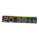 thumbnail image 5 of Reloj digital LED de escritorio, 9 colores intercambiables, multifuncional, grande Digital blanco, 5 of 9