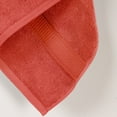 thumbnail image 4 of Superior 800 GSM Egyptian Cotton Heavyweight Bath Towel Set of 2, Coral, 4 of 7