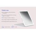 thumbnail image 3 of LED Travel Mirror 3 LED Colors Dimmable and Rechargeable Vanity Makeup Mirror, 3 of 7