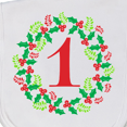 thumbnail image 3 of Inktastic Christmas First Birthday One Year Old Baby Burp Cloth, 3 of 3