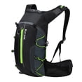 thumbnail image 1 of Deportiva de 2 Bolsillos Principal Raya Reflectante Colgador Gran Capacidad para Actividad Libre Negro DYNWAVEMX Mochila de ciclismo de bicicleta de montaña, 1 of 8