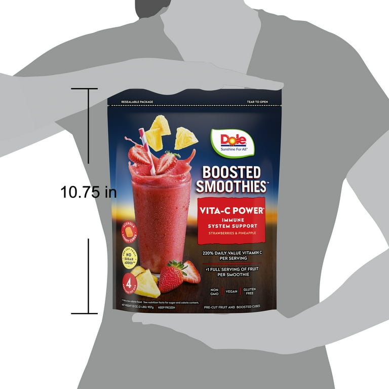 Dole Boosted Blends Frozen Strawberry and Pineapple Vita-C