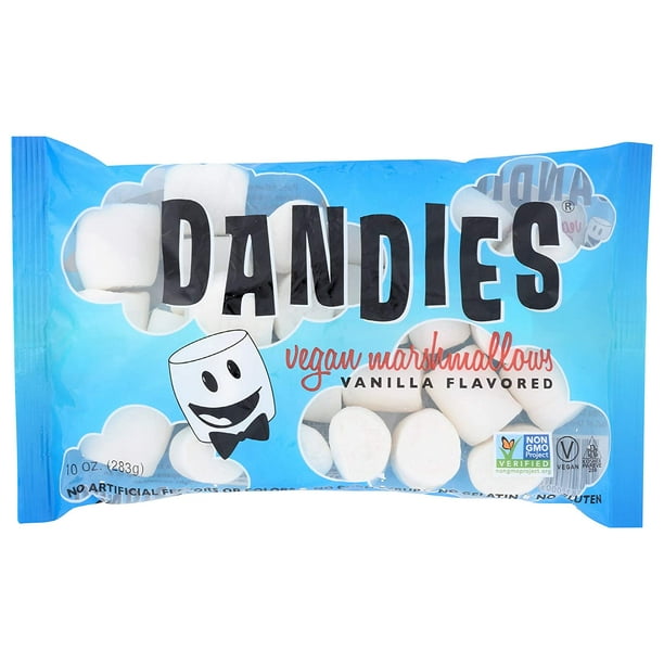 Dandies All Natural Vegan Marshmallows 10 oz. (Pack of 2)