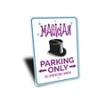 thumbnail image 3 of Magician Parking Only Novelty Sign, Metal Wall Decor - 10x14 inches, 3 of 4