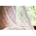 thumbnail image 2 of Valentines Tulle Curtains with Rod Pocket, Romantic Abstract Pattern with Hearts Birds and Swirled Lines, Sheer Drape for Wedding Party 2 Panels, 7 Sizes, Vermilion and Black, by Ambesonne, 2 of 3