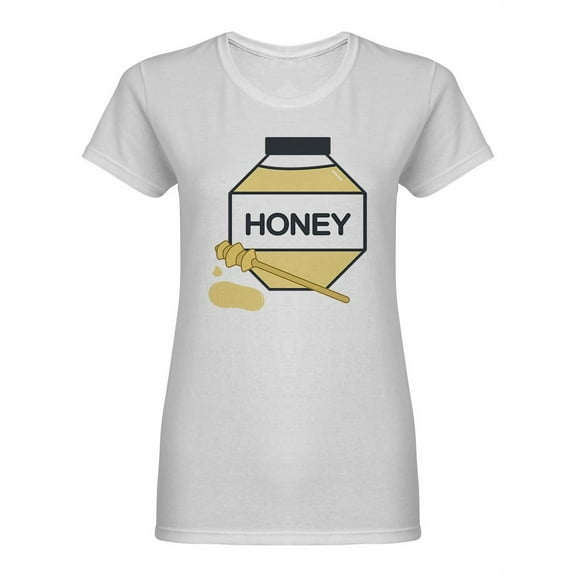 Jar Of Fresh Honey Shaped T-Shirt Women -Image by Shutterstock, Female x-Large