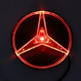 thumbnail image 3 of Ikon Motorsports Illuminated LED Star Emblem Base Light Front Grille Mesh Compatible with 06-16 Benz - Red, 3 of 3