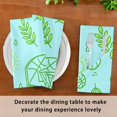 thumbnail image 4 of Iauyy Satin Napkins Set of 4- Basketball Pattern 3 DIY Printing Decoration Cloth Napkin- Easy Care for Home/Party, 4 of 8