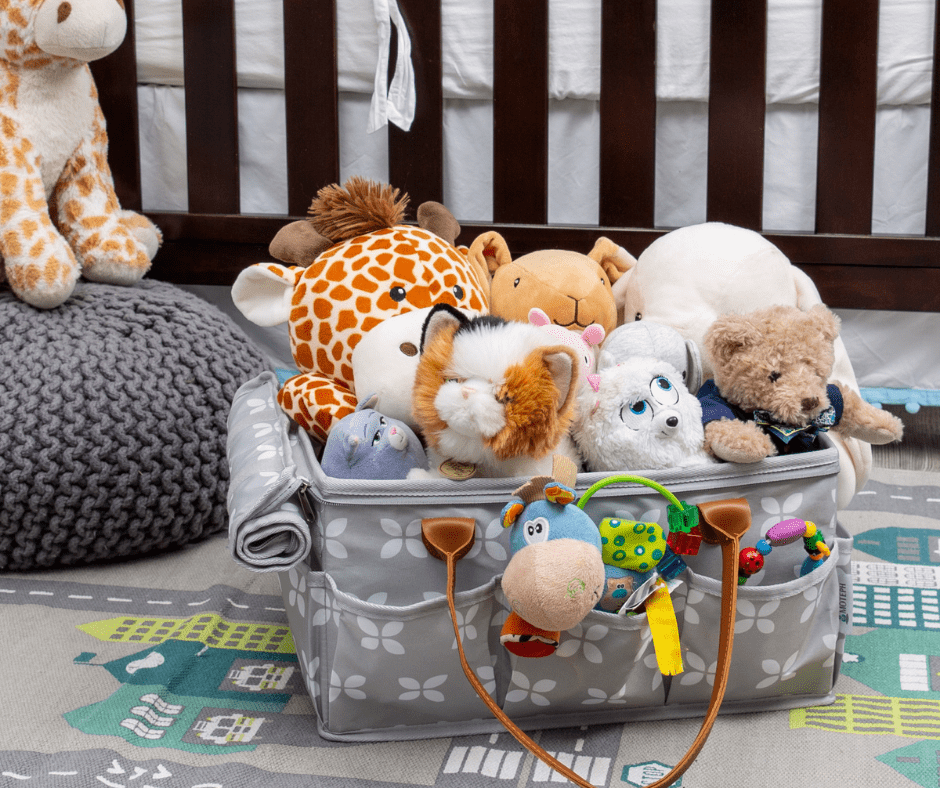 Moteph Extra Large Diaper Caddy, Craft, Toy Organizer, Zip-Top Cover, Waterproof Wet/Dry Bag