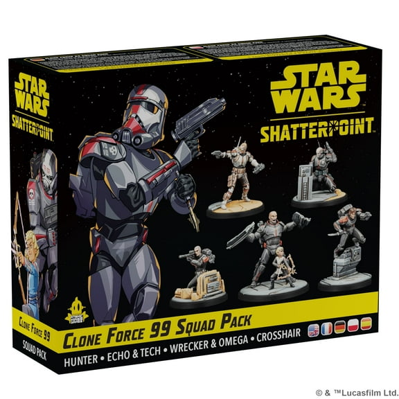 Star Wars: Shatterpoint – Clone Force 99 Squad Pack for Ages 14 , from Asmodee