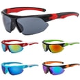 thumbnail image 2 of Half Frame Cycling Sunglasses for Women Men, Sports Polarized UV Protection Sun Glasses for Baseball, Running, Fishing, Golf, Driving, Hiking, Lightweight Eyewear, Grey, 2 of 6