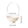 thumbnail image 3 of DefiDgd Detachable Hanging Plastic Planter Pot with Handle,Flower Pots Baskets Hanging Nursery Planter Holder for Outdoor Indoor Balcony Garden Decoration(Style B,Large), 3 of 6
