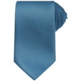 thumbnail image 1 of Corbatas de hombre INSPIRE CHIC para el Día del Padre, de color sólido, clásicas y texturizadas, para bodas formales, talla única, azul cian, 1 of 4