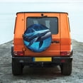 thumbnail image 6 of Goofa Colorful Ocean Whale Pattern Universal Tire Cover for Jeep, SUV, Truck, and Trailer – Waterproof, UV-Resistant,Easy to Install, Fits 14"-17" Tires-17 inch, 6 of 6