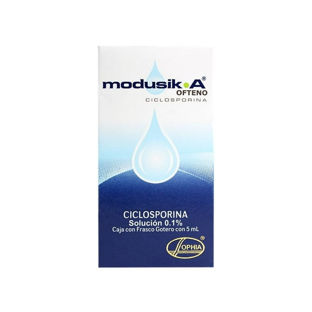 Modusik A 0.1% solución oftálmica 5 ml