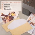 thumbnail image 4 of 48 Packs Envelopes Vintage Aged Paper Warm Orange Yellow-9 x 4 Inch for Letter Writing, Invitations, 4 of 6