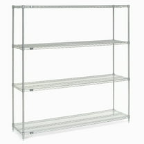 Global Industrial 21727C Nexel Chrome Wire Shelving, 72 x 21 x 74 in.