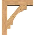 thumbnail image 3 of Ekena Millwork 5 1/2"W x 32"D x 36"H Merced Block Smooth Bracket, Western Red Cedar, 3 of 25