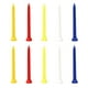thumbnail image 5 of Juego de 20 camisetas de plástico duraderas para golf de 2 pulgadas (colores azul / rojo / amarillo / blanco enviados al azar) Soledad Tees de golf, 5 of 10