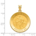 thumbnail image 3 of 14K Yellow Gold Charm Pendant Themed 35 mm 26 Saint Christopher Medal, 3 of 3
