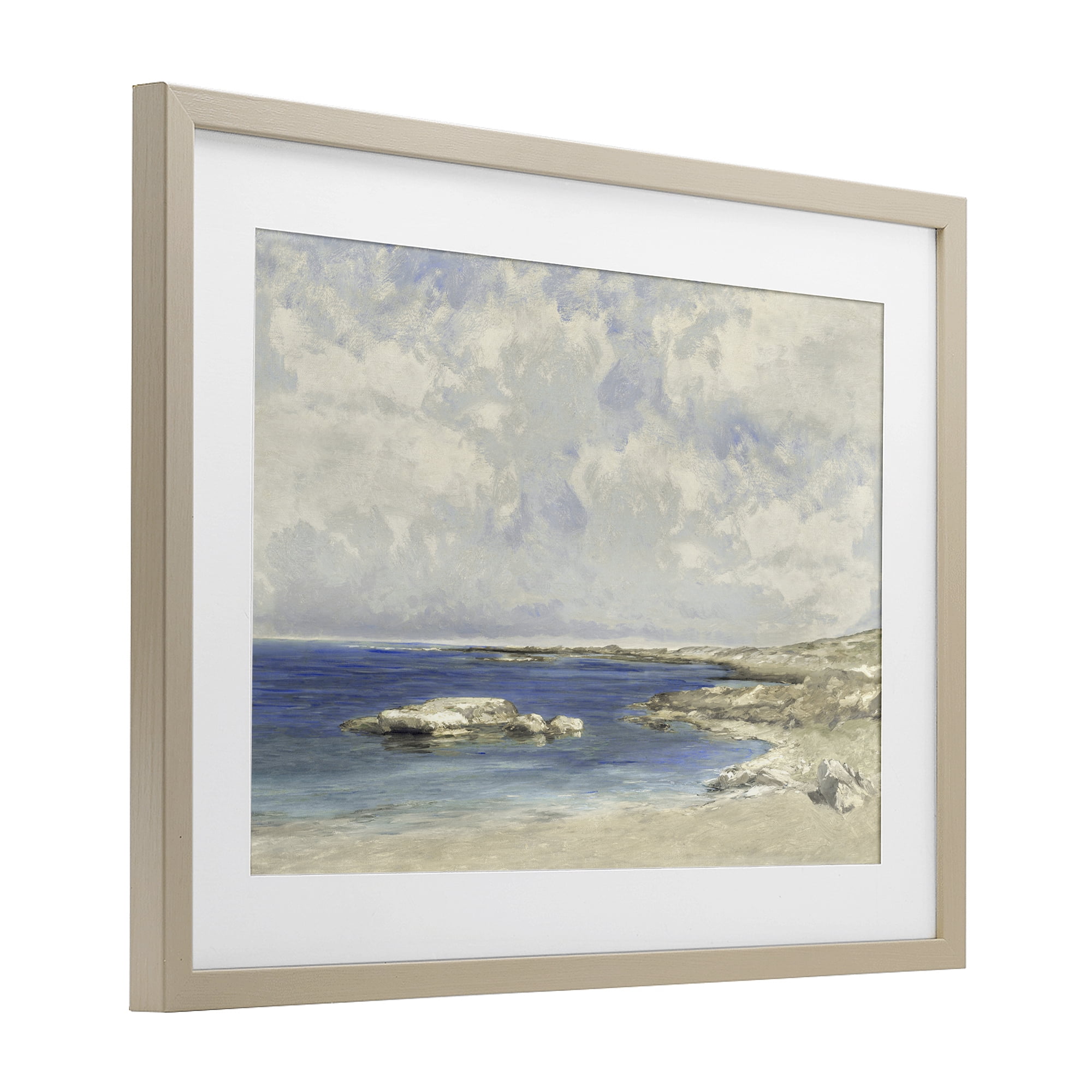 Stupell Industries Pond At Morning Birch Framed Print Under Glass, design by Christy McKee