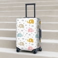 thumbnail image 5 of Uemuo Little Elephant Printed Washable Luggage Cover - Fashion Suitcase Protector Fits 18-32 Inch Luggage -X-Large, 5 of 9