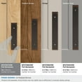 thumbnail image 4 of Amerock Maymont 3 inch (76mm) Center-to-Center Rectangle Oil-Rubbed Bronze Cabinet Pull Backplate, 4 of 7