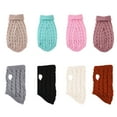 thumbnail image 6 of GRNSHTS Small Dog Sweaters Knitted Pet Cat Sweater Warm Dog Sweatshirt Dog Winter Clothes Kitten Puppy Sweater (White ,L), 6 of 7