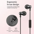 thumbnail image 3 of Headphones for USB C Port Smartphones,for Samsung S20-S23 A53 A54 Type C Wired Earbuds,Built-in Microphone Hi-Fi Bass Earphones,3.9ft Long Cord in-Ear Ear buds, 3 of 8