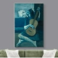 thumbnail image 2 of wall26 Canvas Print Wall Art The Old Guitarist by Pablo Picasso Cultural People Oil Painting Fine Art Traditional Dramatic Multicolor Ultra for Living Room, Bedroom, Office - 24"x36", 2 of 5