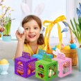 thumbnail image 1 of Hxlamzoo Happy Easter Party Decoration Box Hollowed-out Bunny Box Sparkles 4PCS, 1 of 6