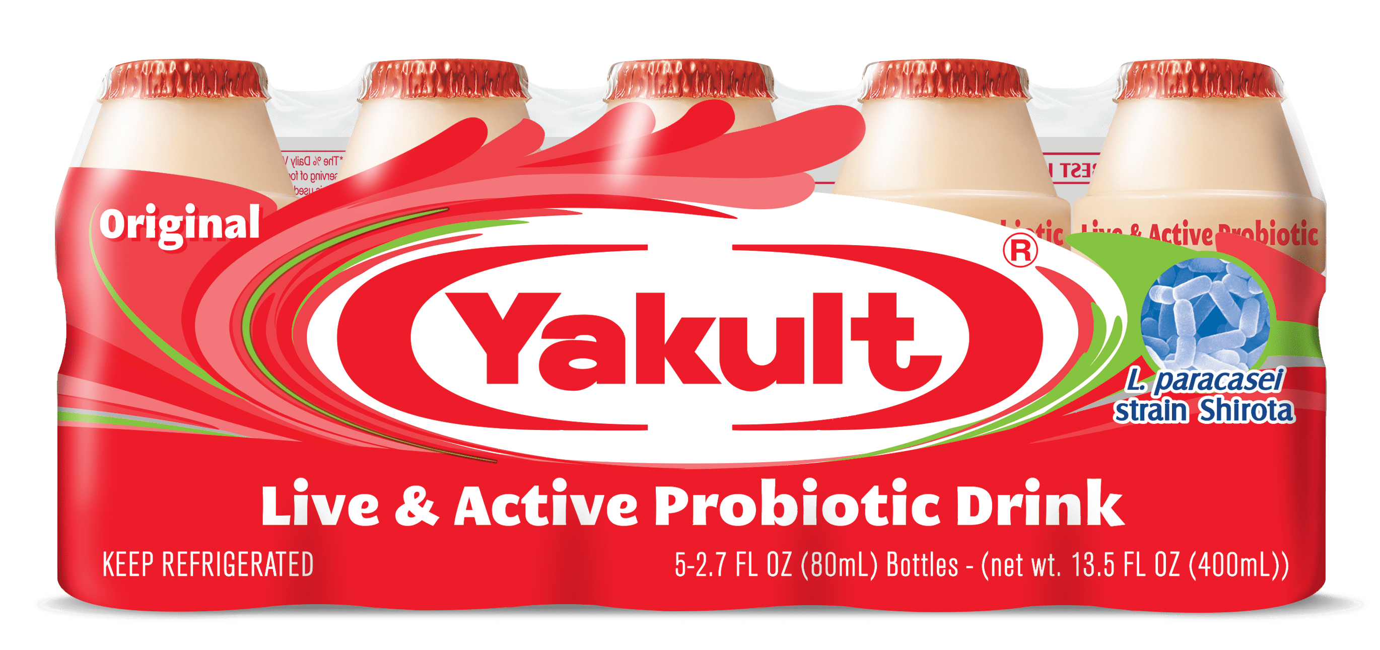Yakult Probiotic Fermented Drink, Non-Fat, Live & Active, 2.7 fl oz, 5 Count, Gluten & Cholesterol Free, 11g Sugar - Walmart.com Yakult Probiotic Fermented Drink, Non-Fat, Live & Active, 2.7 fl oz, 5 Count, Gluten & Cholesterol Free, 11g Sugar - Walmart.com