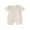 Apricot, variant on Baby Boys Jumpsuit, Short Sleeve Turn-down Collar Button-down Summer Romper Clothes for Casual Daily