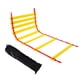 thumbnail image 2 of Soidarity Escalera de entrenamiento de agilidad ajustable para interiores y exteriores para Fitness MMA Agile Pace Boxing fútbol escalera de Gimnasios en casa 5M 10 tableros, 2 of 6
