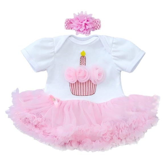 MAIHAO Reborn Baby Dolls Clothes for 17-22 Inch Newborn Baby Doll Girl, Baby Doll Clothes Outfit Accessories fit 17-22 Inch Baby Doll Girl (Pink Crown Skirt)