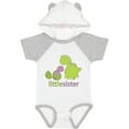thumbnail image 3 of Inktastic Little Sister Purple Girls Baby Bodysuit, 3 of 5