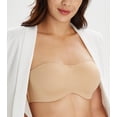 thumbnail image 4 of TRAHOO-Women's Smooth Seamless Strapless Bandeau Non Padded Underwire Minimizer Support Bras, 4 of 4