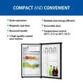thumbnail image 3 of Koolatron Stainless Steel Compact Fridge with Freezer, 4.4 cu ft (124L), 3 of 7