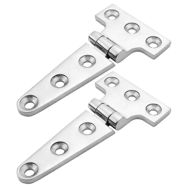 suitable for 2 PCS Heavy Duty T Hinge 316 Stainless Steel Marine Grade Casting Hinge Door Hatch Hinge Boat-FO SHAN RAN WANG.