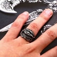 thumbnail image 3 of ZMY Home Chinese Qilin Design Stainless Steel Ring Wearable Art for Good Luck (9), 3 of 6