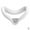 WHITE, variant on For Meta Quest3s VR Glasses Shading Silicone Mask Anti-sweat Face Cushion New H2