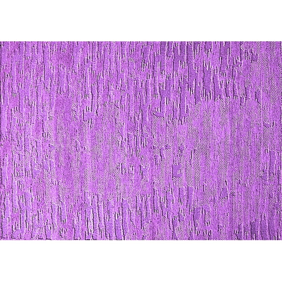 Ahgly Company Indoor Rectangle Solid Purple Modern Area Rugs, 4' x 6'