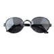 thumbnail image 2 of Gafas de sol polarizadas unisex Nikou retro para hombres Mujeres Marco negro Gafas grises C32, 2 of 15