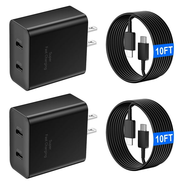 Cargador Auorld USB-C de 45 W superrápido para Samsung Galaxy